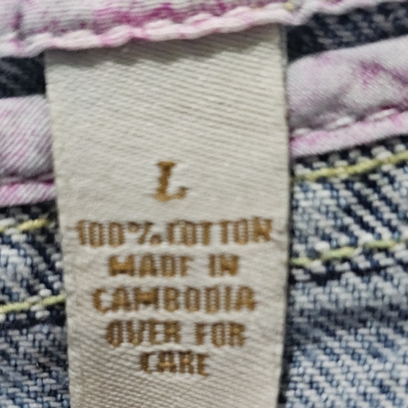 Abercrombie Vintage Denim Girls Jacket size Large - Picture 10 of 12